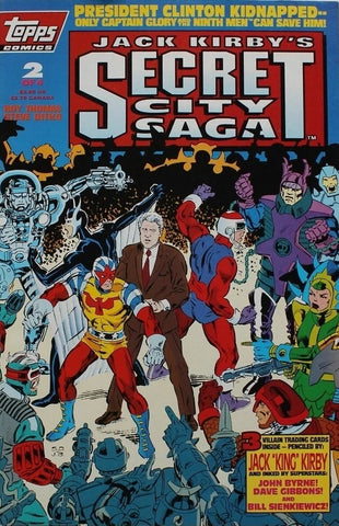 Secret City Saga #2 - Topps Comics - 1993 - Still Sealed With Card