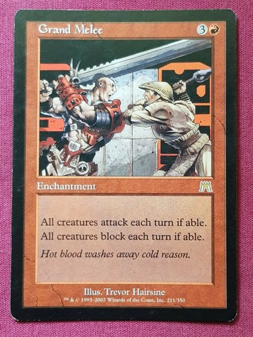 "Grand Melee" - Magic The Gathering Card - Onslaught