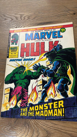 The Mighty World of Marvel #115 - Marvel/British - 1974