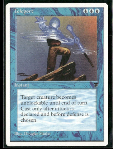 "Teleport" - Magic The Gathering Card - Chronicles