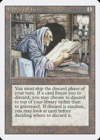 Library of Leng - MTG Magic the Gathering Card