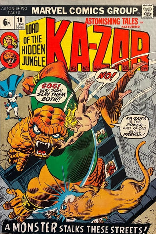 Astonishing Tales #18 - Marvel Comics - 1976 - Ka-Zar