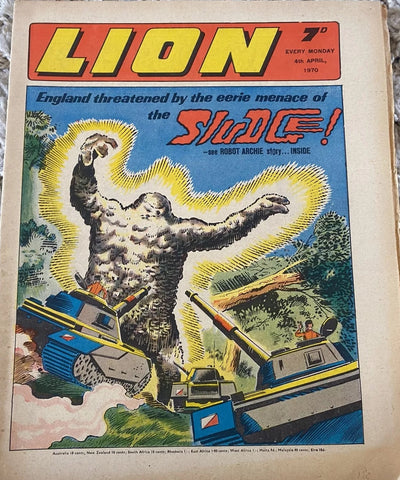 Lion Comics x3 - British Comic - April 1970