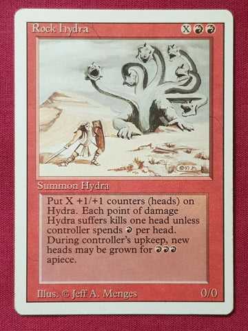 "Rock Hydra" - Magic The Gathering Card - Revised