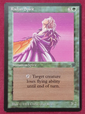 "Radjan Spirit" - Magic The Gathering Card - Legends