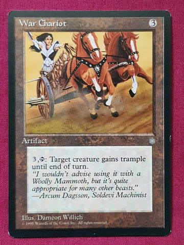 "War Chariot" x4 - Magic The Gathering Card - Ice Age - 4-Card Playset