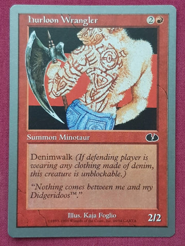 "Hurloon Wrangler" - Magic The Gathering Card - Unglued