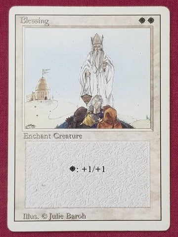 "Blessing" - Magic The Gathering Card - Revised
