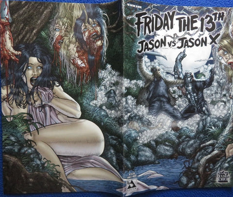 Friday The 13th: Jason vs Jason X #2 - Avatar Press - 2005 - Wrap Variant