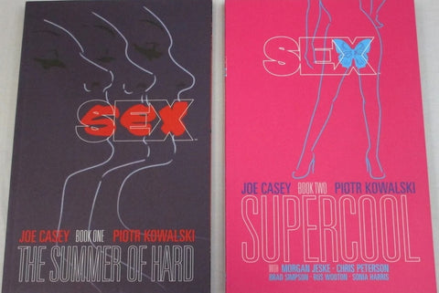 SEX Graphic Novels Volumes #1-#4 Lot - Image Comics - 2001 & on
