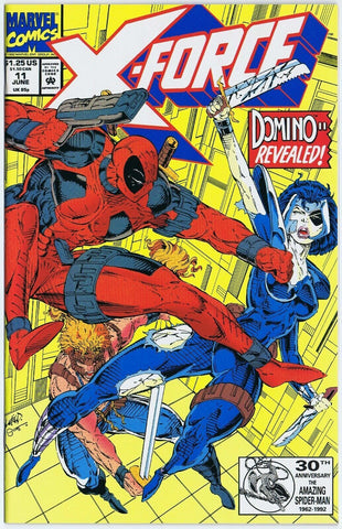 X-Force #11 - Marvel Comics - 1992 - 1st Full App. Domino