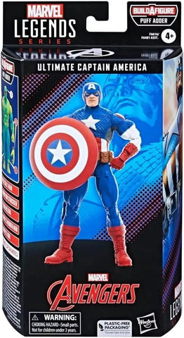 Marvel Legends Puff Adder BAF Wave - Ultimate Captain America Action Figure