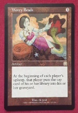 "Worry Beads" - Magic The Gathering Card - Mercadian Masques