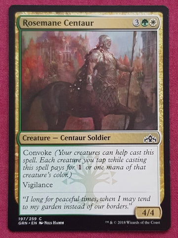 "Rosemane Centaur" - Magic The Gathering Card - Guilds Of Ravnica