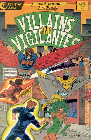 Villains And Vigilantes #3 (of 4) - Eclipse Comics - 1986