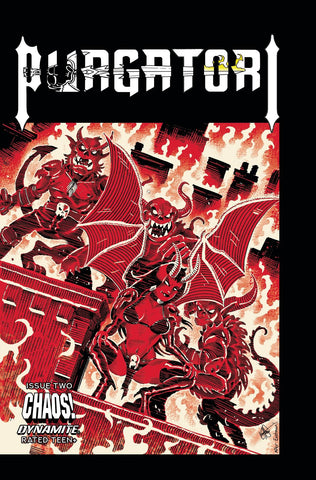 Purgatori #2 - Chaos! / Dynamite - 2021 - Ken Haeser TMNT Homage