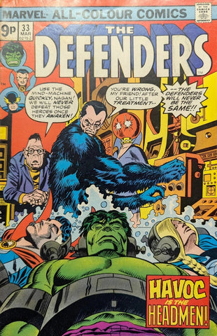 The Defenders #33 - Marvel Comics - 1976