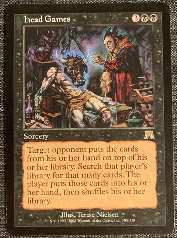 "Head Games" - Magic The Gathering Card - Onslaught
