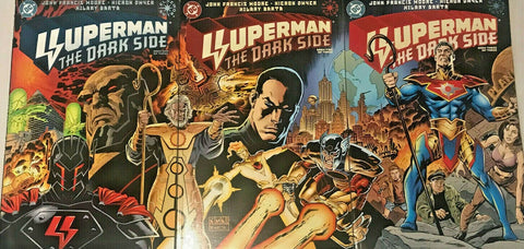 Superman: The Dark Side #1 2 3 (Full Set) - DC Comics - 1998