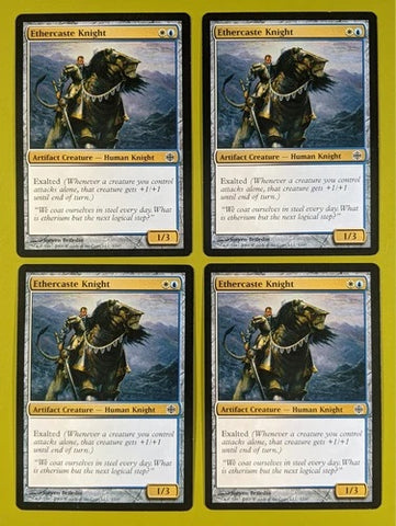 "Ethercaste Knight" x4 - Magic The Gathering - Alara Reborn - 4-Card Playset