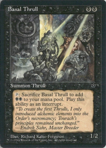 "Basal Thrull" x4 - Magic The Gathering Card - Fallen Empires - 4-Card Playset