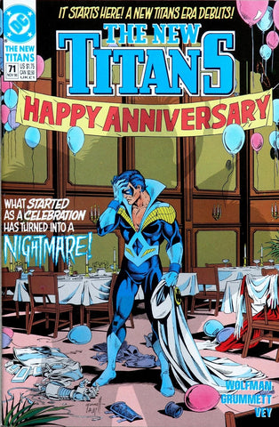 The New Titans #71 - DC Comics - 1990