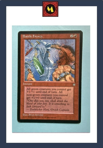 "Battle Frenzy" x4 - Magic The Gathering - Ice Age - 4-Card Playset