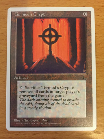 "Tormod's Crypt" x4 - Magic The Gathering Card - Chronicles - 4-Card Playset