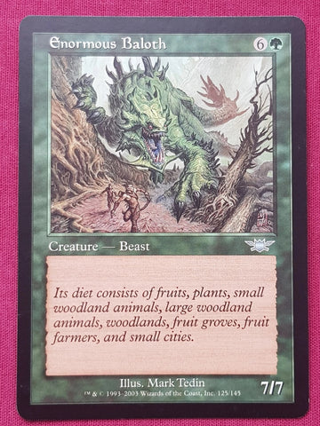 "Enormous Baloth" - Magic The Gathering Card - Legions