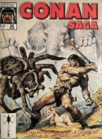 Conan Saga #36 - Marvel Magazines - 1990