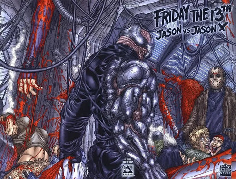 Friday The 13th: Jason vs Jason X #1 - Avatar Press - 2005 - Wrap Variant