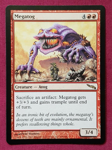 "Megatog" - Magic The Gathering Card - Mirrodin