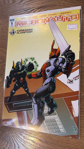 Micronauts #1 - IDW Comics - 2016 - RE Cover (Ref. Box A2)