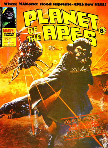 Planet of the Apes #61 - Marvel Comics / British - 1975