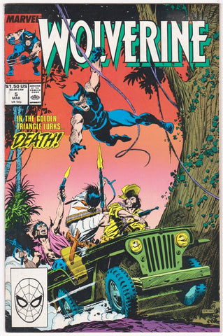 Wolverine #5 - Marvel Comics - 1989