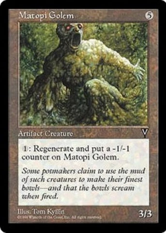 "Matopi Golem" x4 - Magic The Gathering - Visions - 4-Card Playset