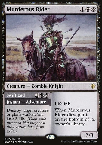 "Murderous Rider" - Magic The Gathering Card - Throne of Eldraine