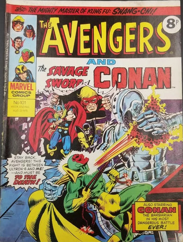 The Avengers #101 - Marvel Comics / British - 1975