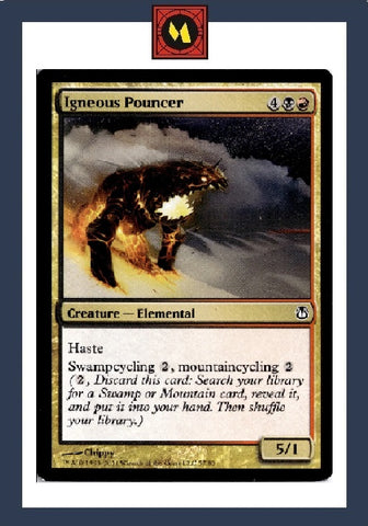 "Igneous Pouncer" - Magic The Gathering Card - Duel Decks