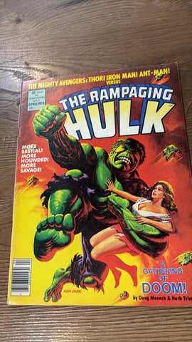 Rampaging Hulk #8 - Marvel Magazines -  1978