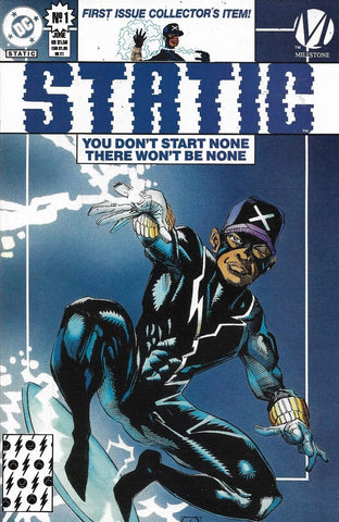 Static #1 - DC / Milestone - 1993 - 1st Appearance of Static - VG
