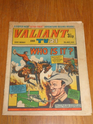 Valiant and TV21 - British Comic - Job Lot of 9 Comics - 1972