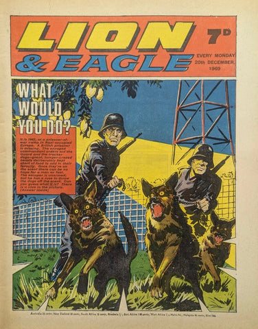 Lion & Eagle x2 - British Comic - 20/12/69 and 27/12/69