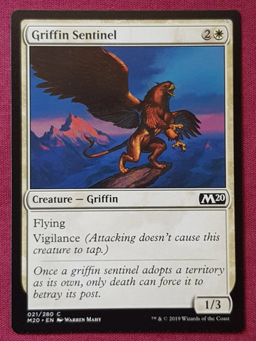"Griffin Sentinel" x4 - Magic The Gathering Card - M20 - 4-Card Playset