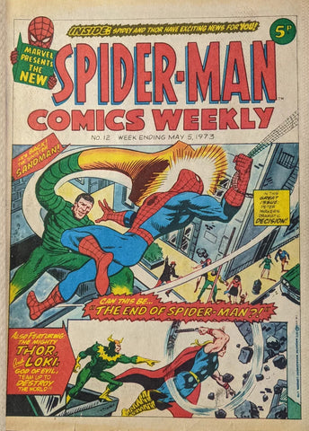 Spider-Man Comics Weekly #12 - Marvel Comics / British - 1973