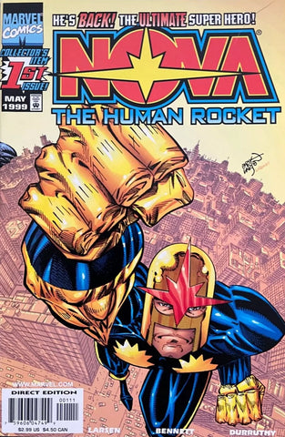 Nova The Human Rocket #1 - Marvel Comics - 1999