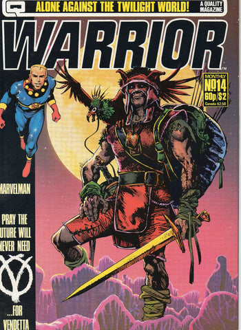 Warrior #14  - Quality Magazines - 1983