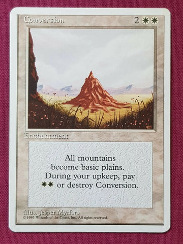 "Conversion" - Magic The Gathering Card - 4th Edition