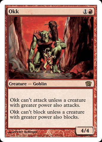 "Okk" - Magic The Gathering Card - 8th Edition
