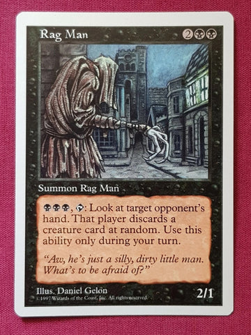 "Rag Man"  - Magic The Gathering - 5th Edition
